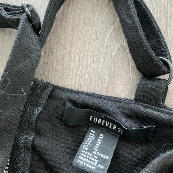 ⭐️3/25$ Forever21 dress black Medium m summer - Picture 5 of 5